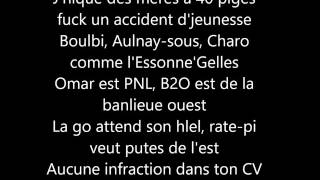 Booba - Daniel Sam - Paroles