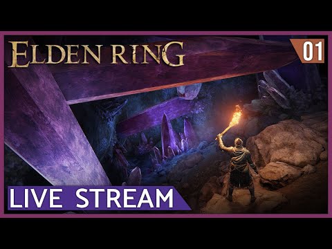 Elden Ring - Blind Playthrough - Ep 01 [YouTube Live Stream Replay]