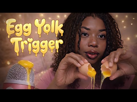 ASMR🎙️| Rapid Mouth Sounds👄 + Egg Yolk Trigger🥚 (200% Sensitivity)