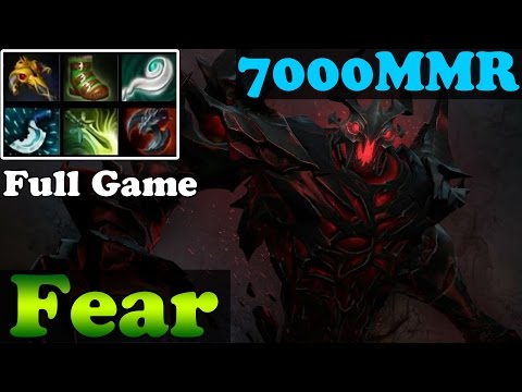 Dota 2 - Fear 7000MMR Plays Shadow Fiend - Full Game - Ranked Match Gameplay