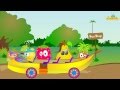 The Wheels On The Bus With Lyrics I Fruit Bus I English Nursery Rhyme Song Collection