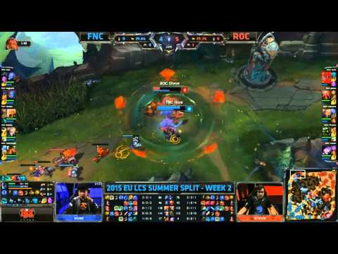 FNC Huni Ryze Solokill 1v1 Roc Steve Maokai #2 - FNC vs ROC - FNATIC vs ROCCAT