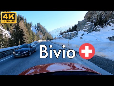 Driving to Bivio from Savognin | Canton of Graubünden | Switzerland 4k