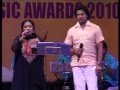 Madhu Balakrishnan And Preetha Kannan Performing A Duet At Raagalaya Awards 2010