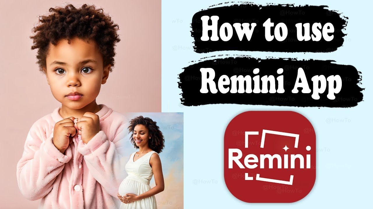 How to use Remini App - Baby AI filter