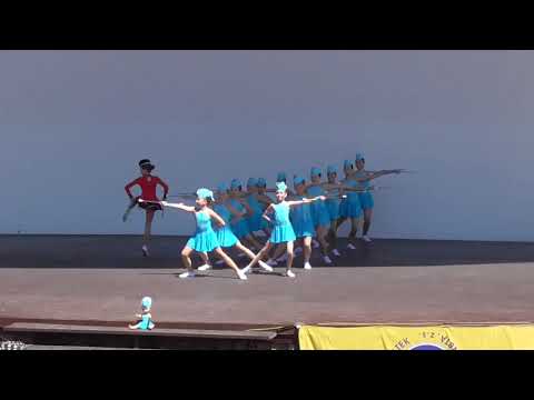 Pražské mažoretky, ktg. Děti starší, pódiová formace - 4.místo na Mistrovství Čech