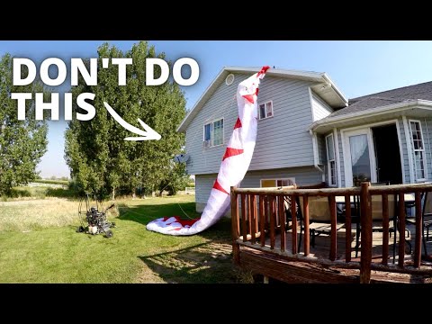 I Crashed Into A Deck And Totalled My Paramotor...