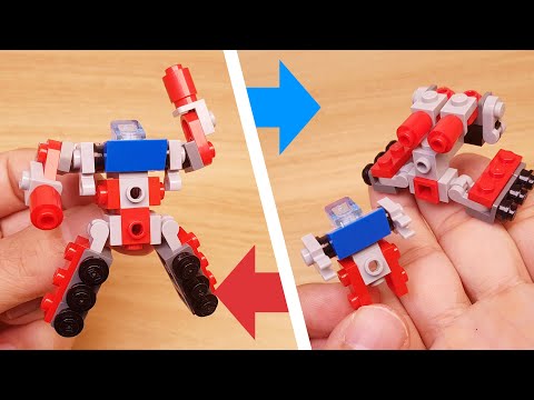Micro LEGO brick combiner transformer mech - Micro Boy #LEGO #MOC #mech #レゴ #レゴ合体ロボ #레고합체로봇