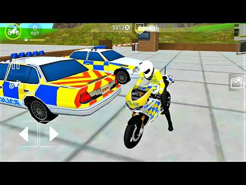 Police Car Driving Motorbike Riding Simulator #2  - Game of Duty Police Officer - Android Gameplay