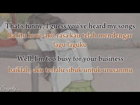 Dua Lipa - IDGAF [lyrics terjemahan indonesia]
