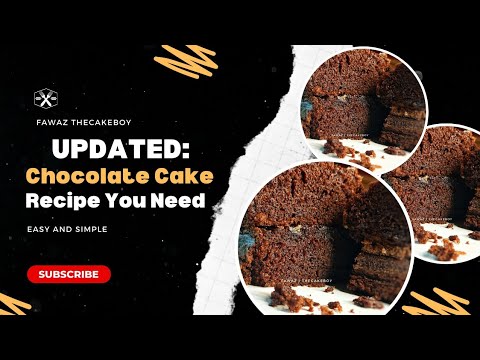 the only CHOCOLATE CAKE RECIPE you need 😉