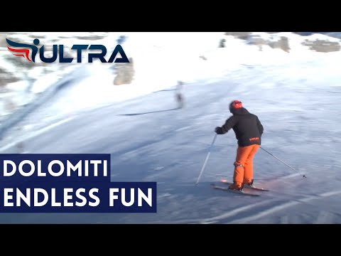 DOLOMITI ENDLESS FUN Ep.11 - Pista Lacedelli, Ski Area Cortina d'Ampezzo - ICARUS ULTRA