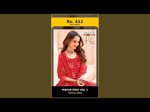Mayur Pihu Vol 1 - Unstitched Dress Materials – product video thumbnail