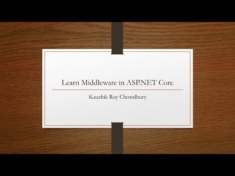 ASP NET Core Middleware Concepts