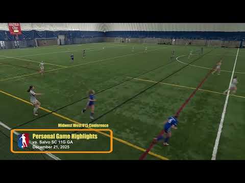 Personal Game Highlights vs. Salvo SC 11G GA (2025.12.21)
