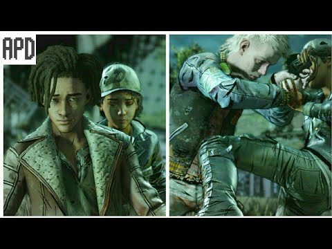 Appeal to Louis💔 + Clementine beat Marlon👊 | The Walking Dead Final Season Eps 1