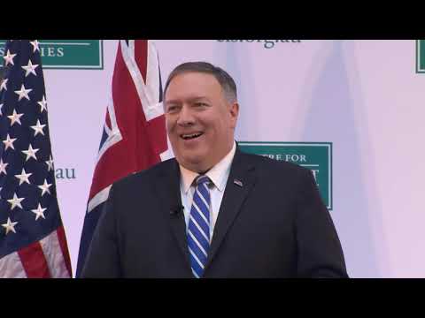 ポンペオ長官、オーストラリアからの発言 (Secretary Pompeo remarks from Australia)