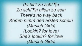Falco - Munich Girls Lyrics