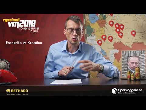 Inför Frankrike - Kroatien 15/7, VM 2018