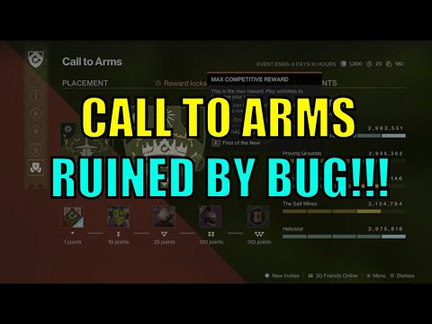 CALL TO ARMS RUINED BY SCORE BUG - IF YOU ARE 550 YOU LOSE SCORE AND CANT REACH MAX - Top 1% Glitch