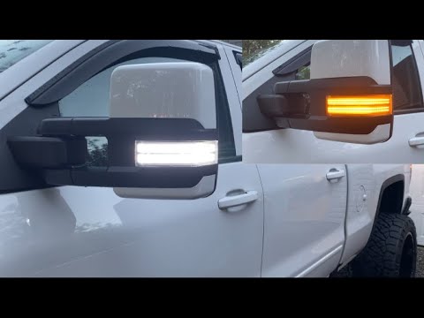 HOW TO: PLUG AND PLAY- WIRE AND INSTALL SWITCHBACK TOW MIRROR LENSES 14-18 GM TRUCKS.