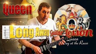 Queen - Long Away - Guitar Tutorial (Guitar Tab)