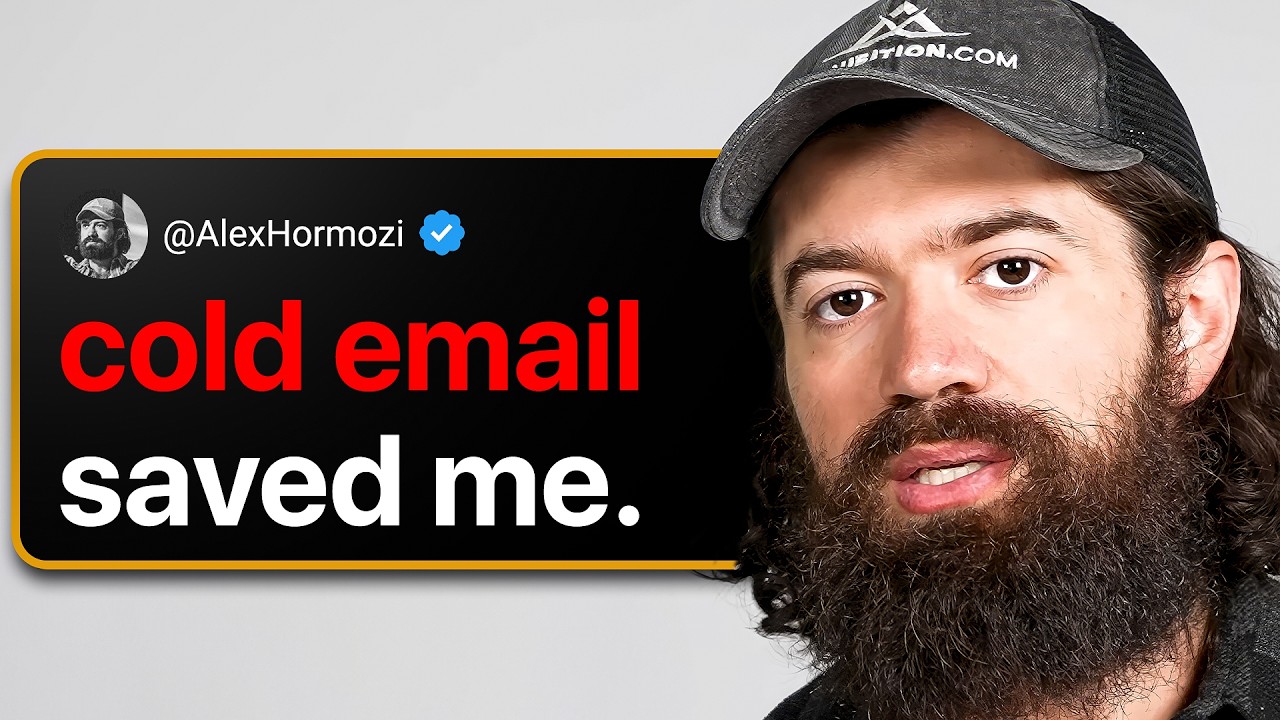 How Cold Email Saved Alex Hormozi's Business (Genius Strategy)