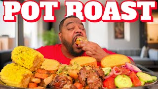 Ultimate Comfort Food Mukbang: Juiciest Pot Roast and Irish Colcannon Potatoes