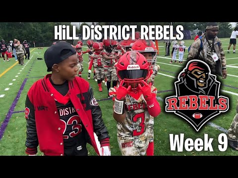 HILL DISTRICT REBELS 8U VLOG 🎥 • WEEK 9 🏈