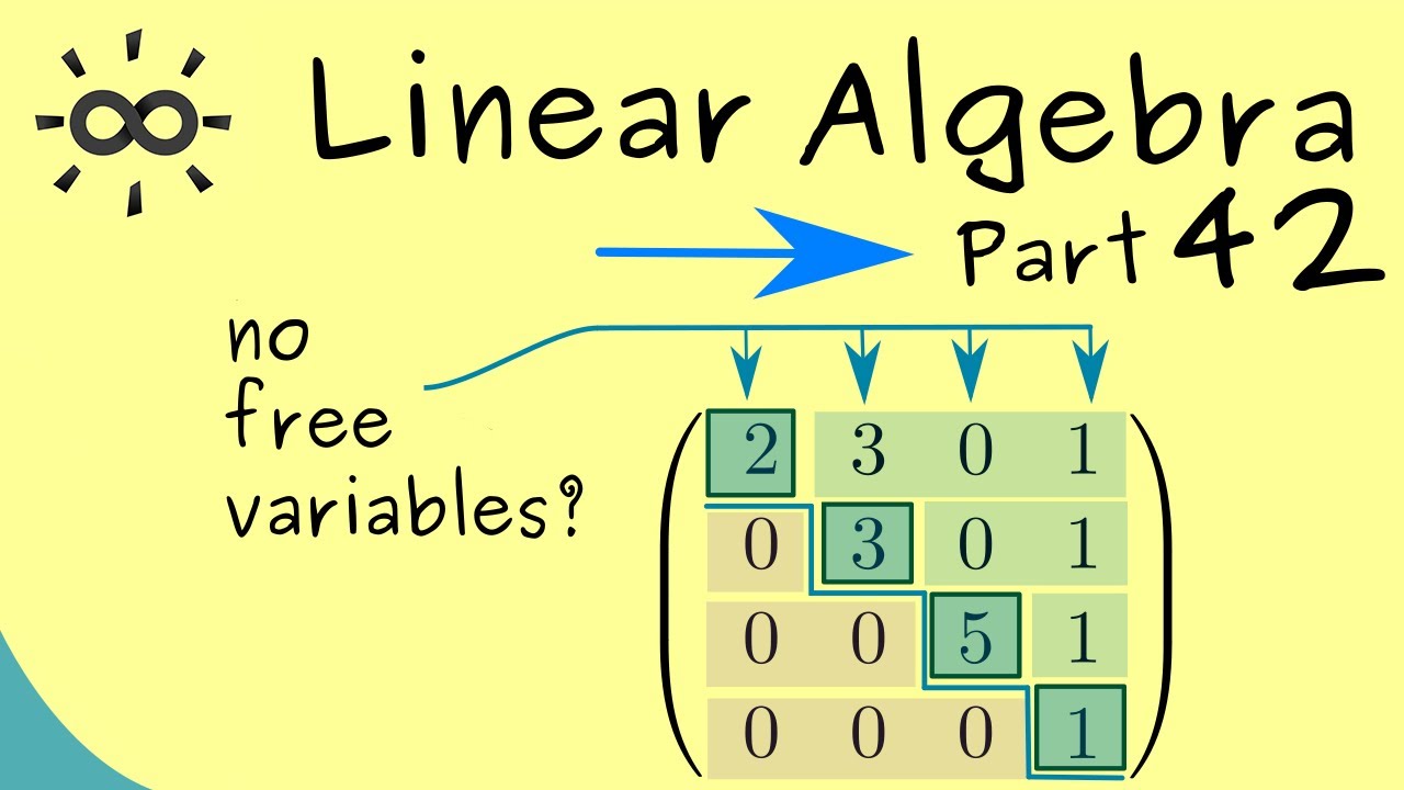 Linear Algebra 42 | Uniqueness of Solutions