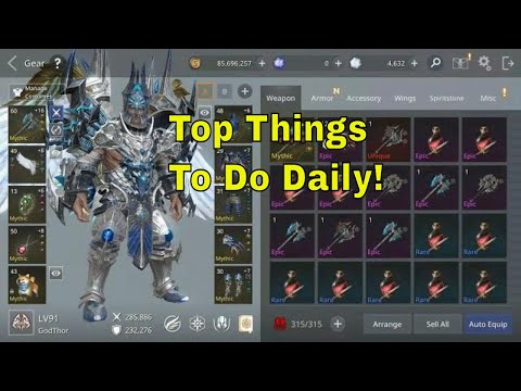 AxE: Alliance vs Empire Guide: Top Things to Do Daily!