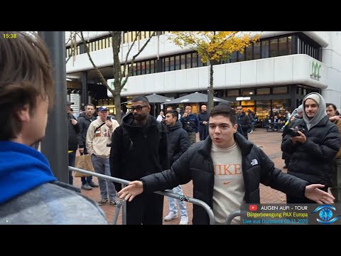 "Jews and Christians only have to pay jizya" - Muslim in Dortmund at BPE rally. (Political Islam)