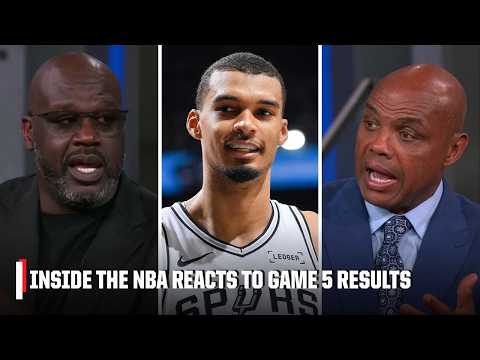 Inside the NBA reacts to Spurs advancing, 76ers forcing a Game 6 and Knicks taking the series lead 👀