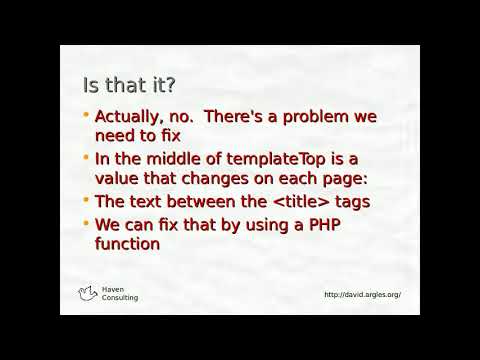 Building a Website 4: Don't Repeat Yourself