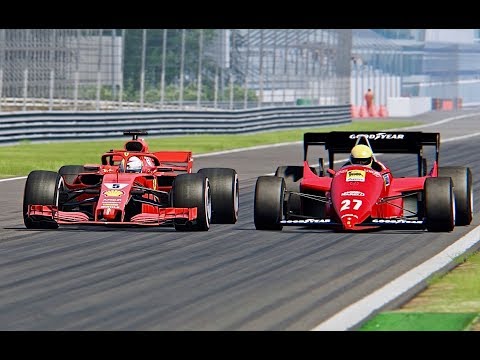 Ferrari F1 2018 vs Ferrari F1 1984 - Monza