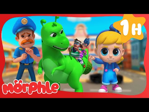 The Orphle Bandits | Morphle | Moonbug Kids Dinosaur Animal Show!