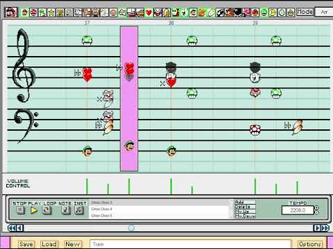 Realm Overworld/Full Steam Ahead (Zelda Spirit Tracks) - Super Mario Paint cover