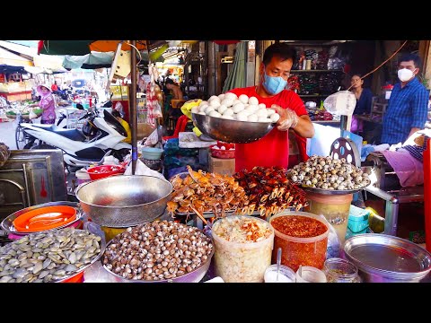 40 Years in Snack Business! Popular Cambodian Snack & Bizarre Food That Served By A Family