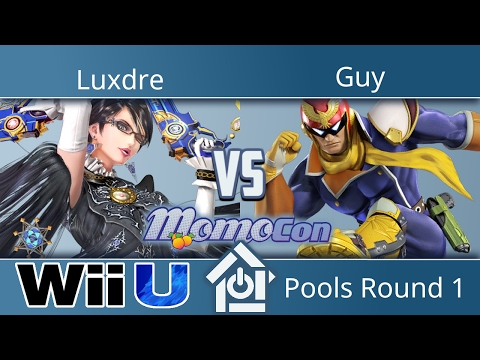 Momocon 2017 - Luxdre (Bayonetta) vs Guy (Captain Falcon) - Smash 4 Pools Round 1