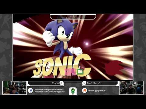 GUMS09 Singles (Loser's Finals) - HSG Craftis (Sonic) vs DMG MattyG (Cloud)