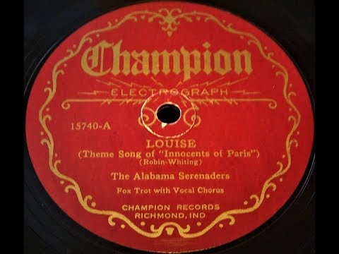 Louise - Harry Pollock And His Orchestra (1929)