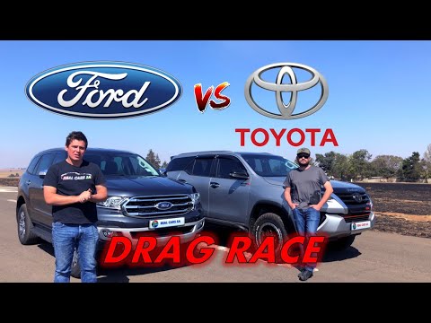 Everest VS Fortuner - DRAG RACE