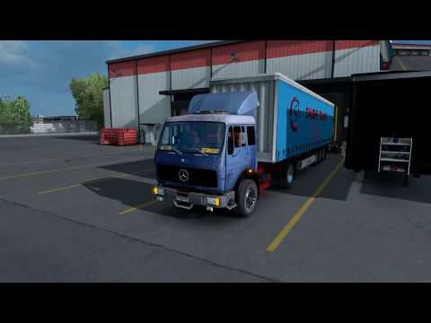 ETS2 1.30 ProMods 2.25 Mercedes 1632 Paris-Zwolle