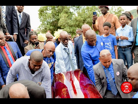 Grave  side of Tamika Jones - Clarke