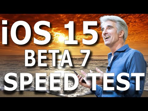 iOS 15 Beta 7 : Speed / Performance Test (iOS 15 Public Beta 7)