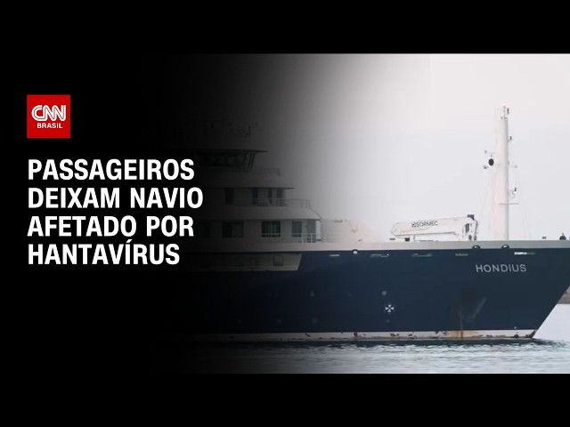Hantavírus: Passageiros deixam navio afetado na Espanha | CNN PRIME TIME