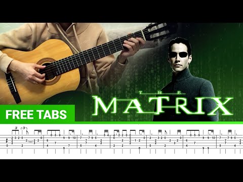 CLUBBED TO DEATH - MATRIX soundtrack (Rob Dougan) | Classical Guitar Cover | GuitarTabs + SheetMusic