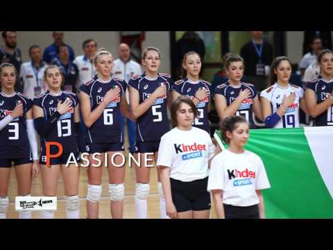 In campo con la Nazionale U18 di Pallavolo Femminile