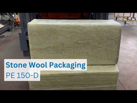 , title : 'Stone Wool Packaging | PE 150-D Shrink Wrapping Machine Sleeve Wrapping Series'