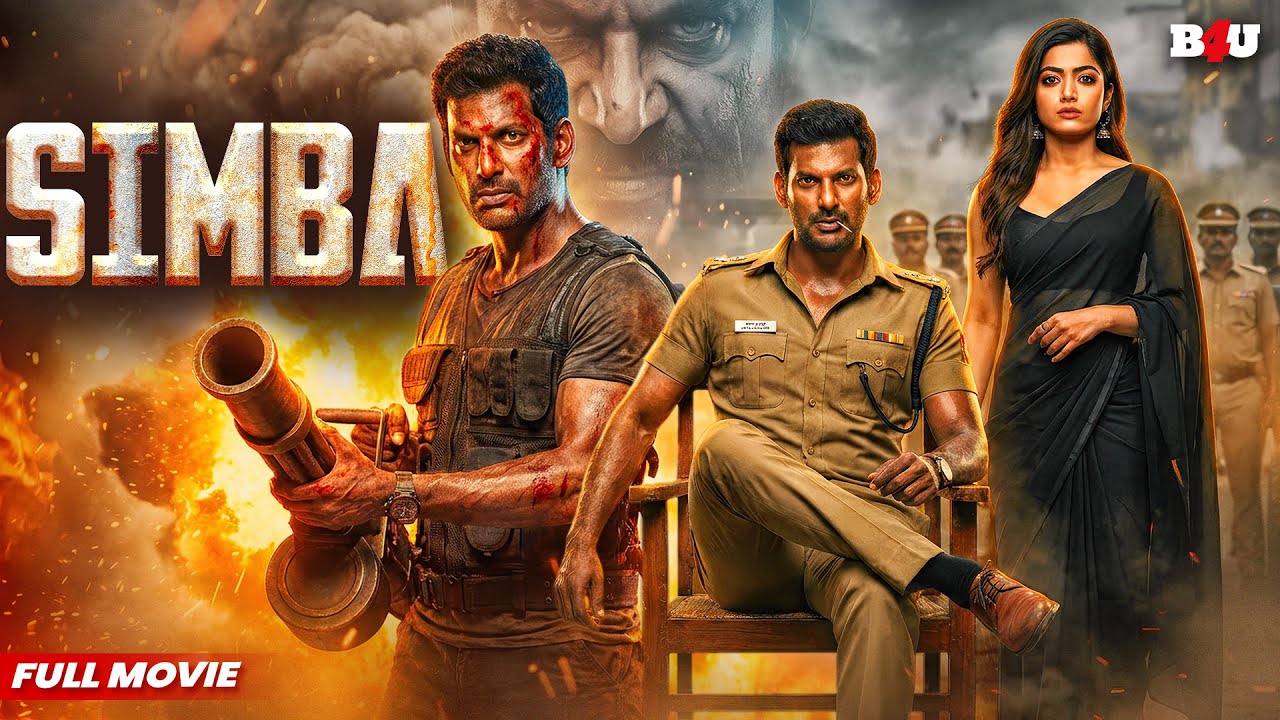 SIMBA (HD) - VISHAL'S NEW SOUTH INDIAN MOVIE DUBBED IN HINDI FULL HD 2025 - SHRADDHA SRINATH -CHAKRA